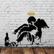 Banksy Fallen Angel Stencil Life size