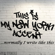 Banksy  'New York Accent'