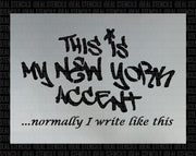 Banksy  'New York Accent'