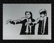 Banksy Pulp Fiction Stencil