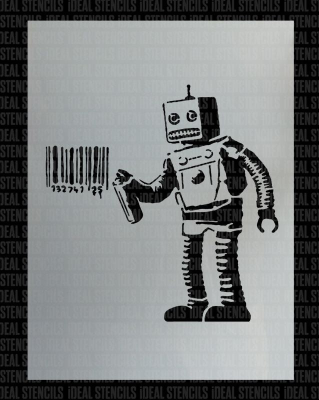 Banksy Robot Stencil