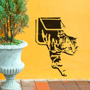 Banksy Cat Flat Stencil