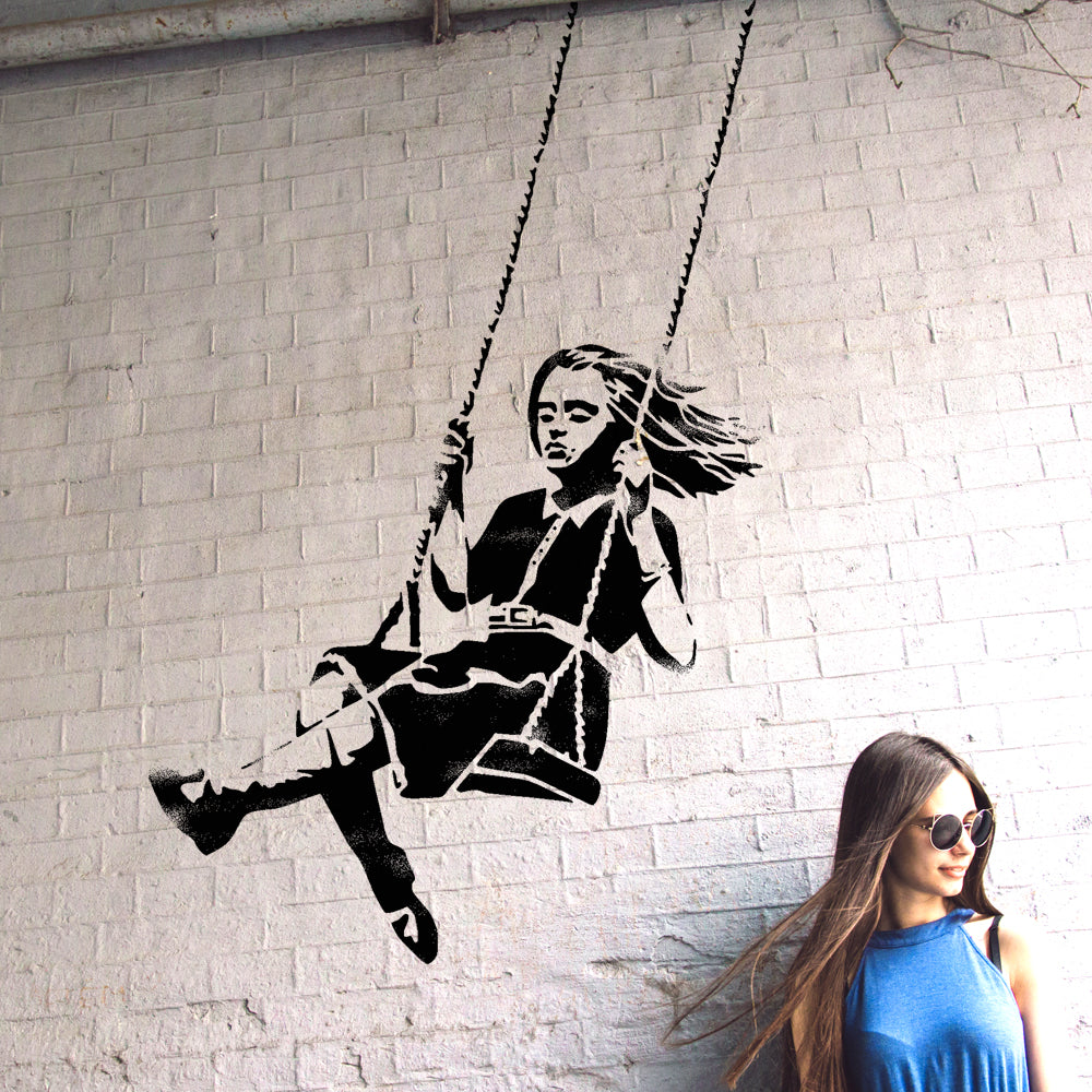 BANKSY XL STENCILS | Paint BANKSY Art on Walls | Ideal Stencils ...