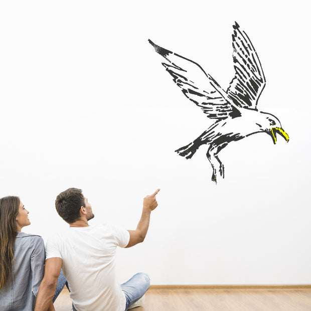 Banksy Seagull Stencil