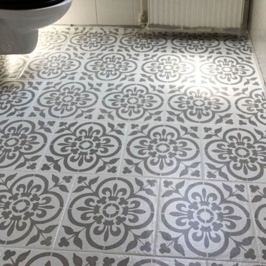 Basque Tiles Basque Tile & Floor Stencil by Ideal Stencils – IdealStencils