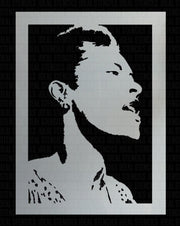 Billie Holiday Stencil