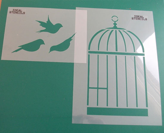 Bird Cage Stencil