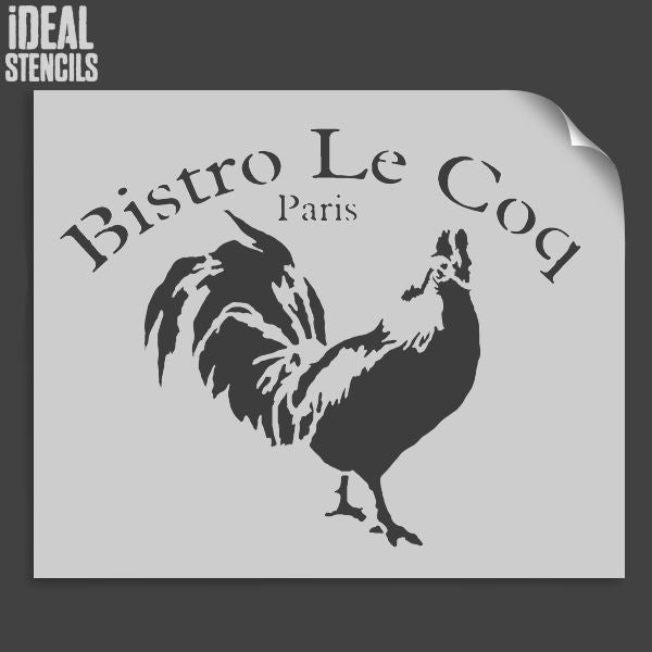 Bistro Le Coq Stencil