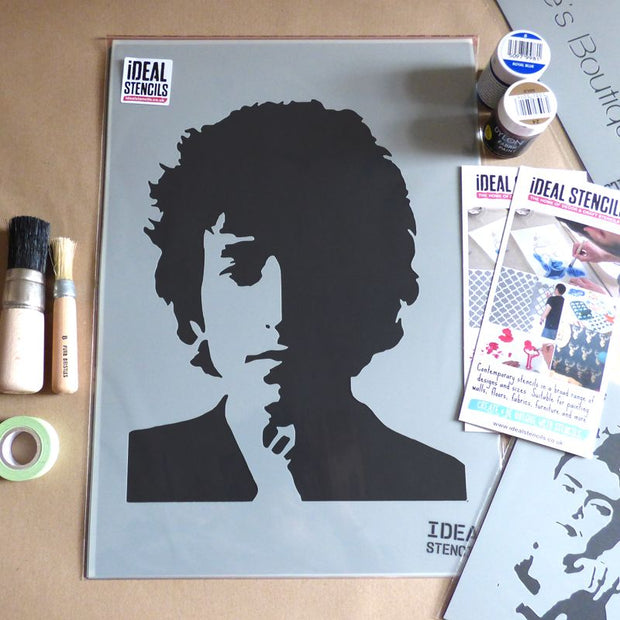 Bob Dylan Wall Stencil