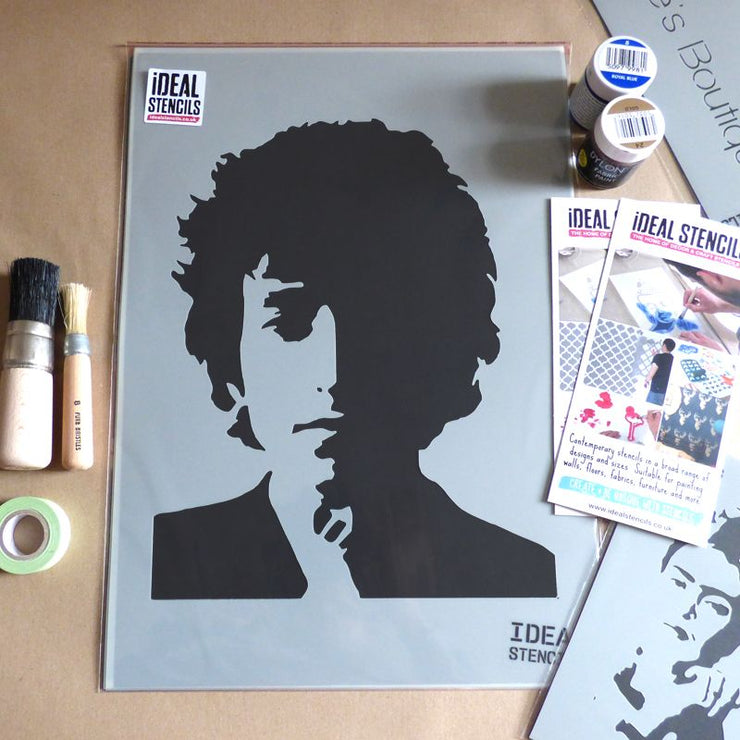 Bob Dylan Wall Stencil