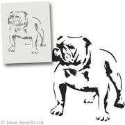 British Bulldog Stencil