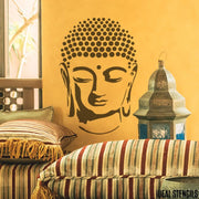 Buddha Head Stencil