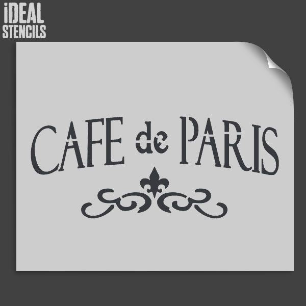 Cafe de Paris Stencil
