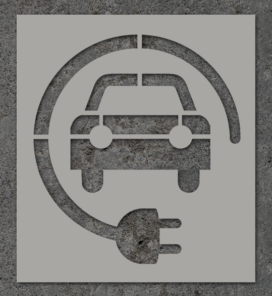 Electric Vehicle Charging Stencil – IdealStencils