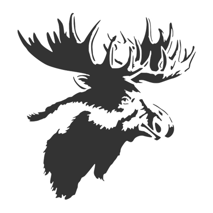 Moose Head Stencil