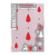 Christmas Trees Pattern Stencil