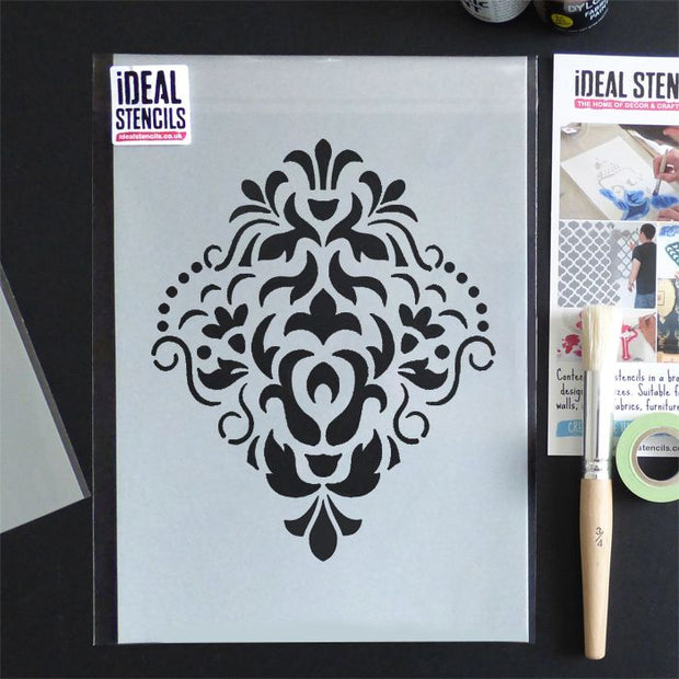 Classic damask stencil