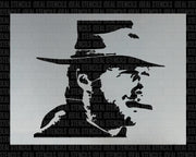 Clint Eastwood Stencil
