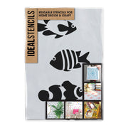 Clownfish Tropical Fish Stencil