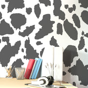 Cow Print Pattern Stencil
