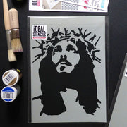 Crown of Thorns Jesus Stencil