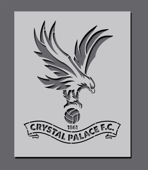 Crystal Palace Football Crest Stencil