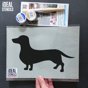 Dachshund Dog stencil