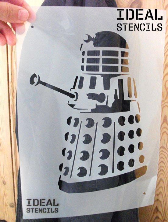 Dalek Dr Who Stencil