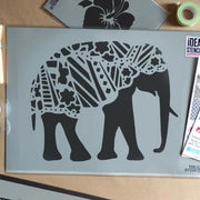 Elephant stencil