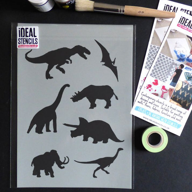 Dinosaurs Stencil