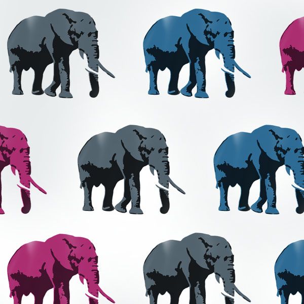 Elephant stencil 2 layers