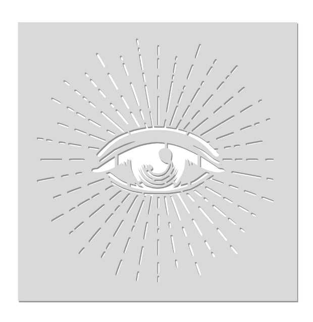 Eye of Providence Symbol Stencil