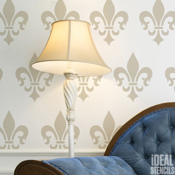 Fleur De Lys French Design Stencil