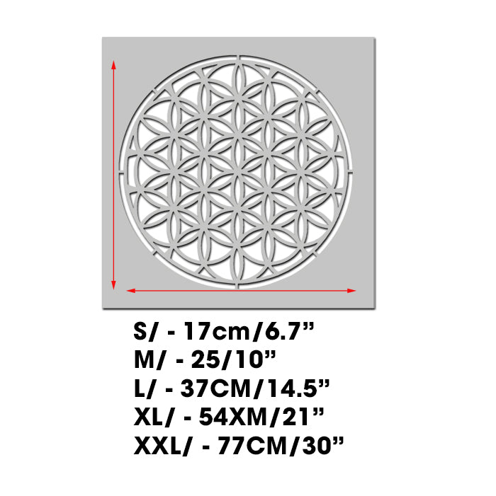 Flower of Life Stencil, Geometric Symbol