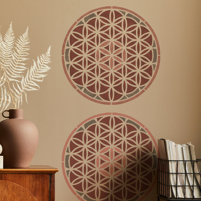 Flower of Life Stencil, Geometric Symbol