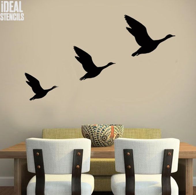 Flying Geese stencil set