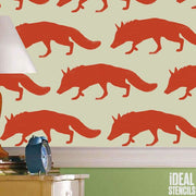 Fox Nursery Stencil