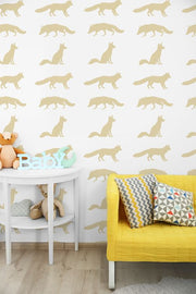 Fox Woodland Nursery Stencil