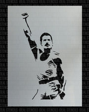 Freddy Mercury Stencil