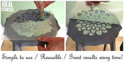French style shabby chic stencil