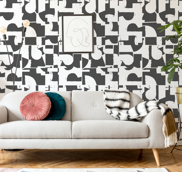 FRANZ Abstract Wall Pattern Stencil