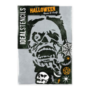 Halloween Zombie Monster Stencil