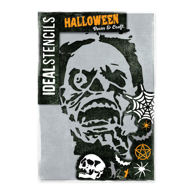 Halloween Zombie Monster Stencil