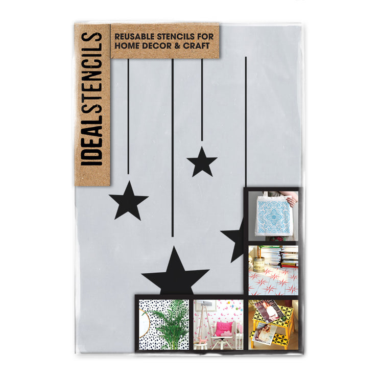 Nursery Star border Stencil