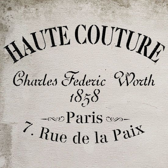 Haute Couture Stencil
