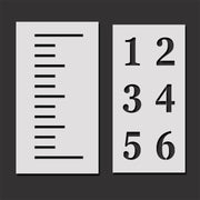 Height Growth Chart Stencil