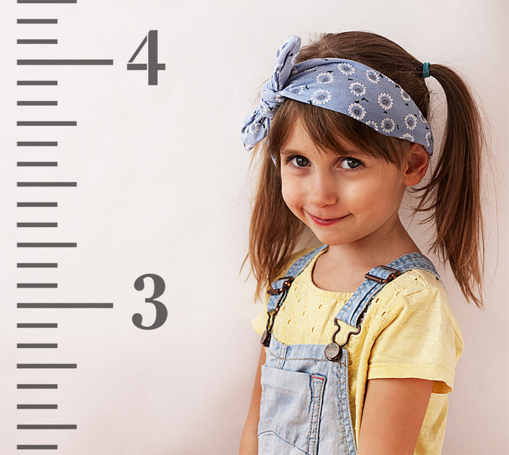 Height Growth Chart Stencil