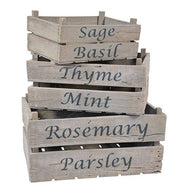 Herb names stencil set