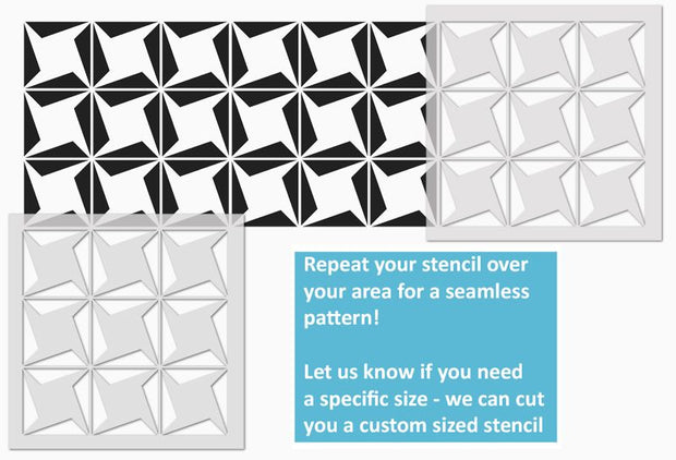 Hero Tile & Floor Stencil