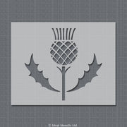 Highland Thistle Motif Decor Stencil